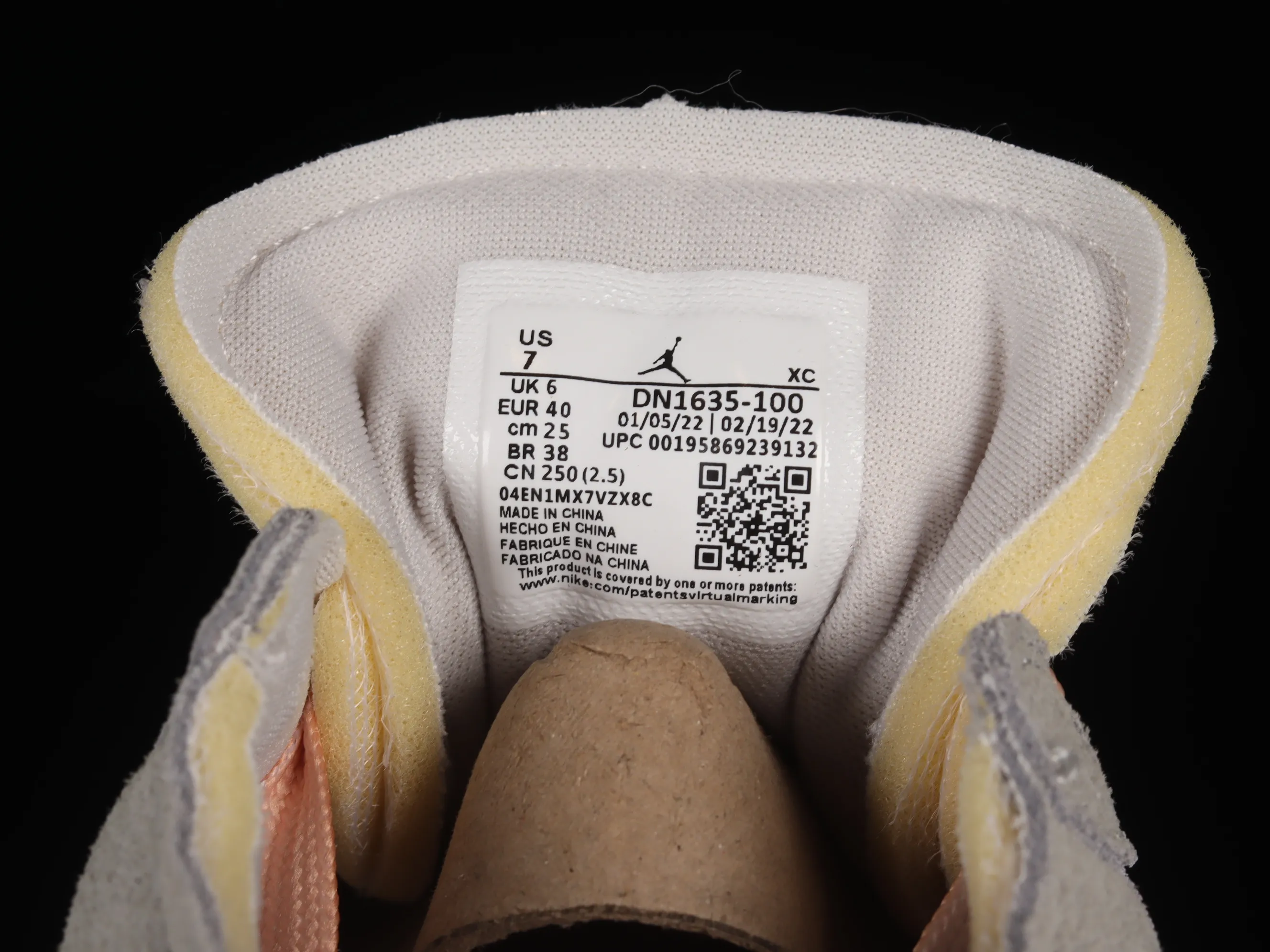 All categories Air Jordan Jordan series basketball shoes Air Jordan 1 Low Air Jordan 1 Low "White and Phantom" AJ1 Joe 1 off-white retro cultural leisure sports sneakers DN1635-100